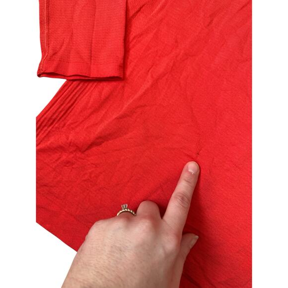 LULULEMON Metal Vent Tech Long Sleeve Shirt Men’s Sz M Dark Red / Pale Raspberry - Picture 8 of 8